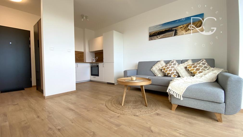 =PRENAJATÉ= Úplne nový zariadený moderný 1izb byt s loggiou, pivnicou a parkovaním v Miloslavove