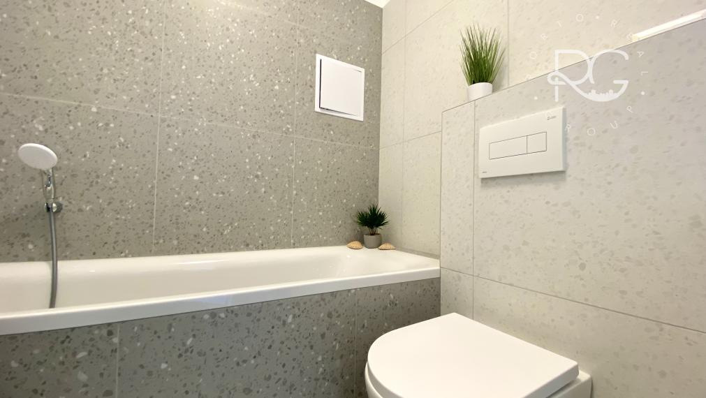 =PRENAJATÉ= Úplne nový zariadený moderný 1izb byt s loggiou, pivnicou a parkovaním v Miloslavove