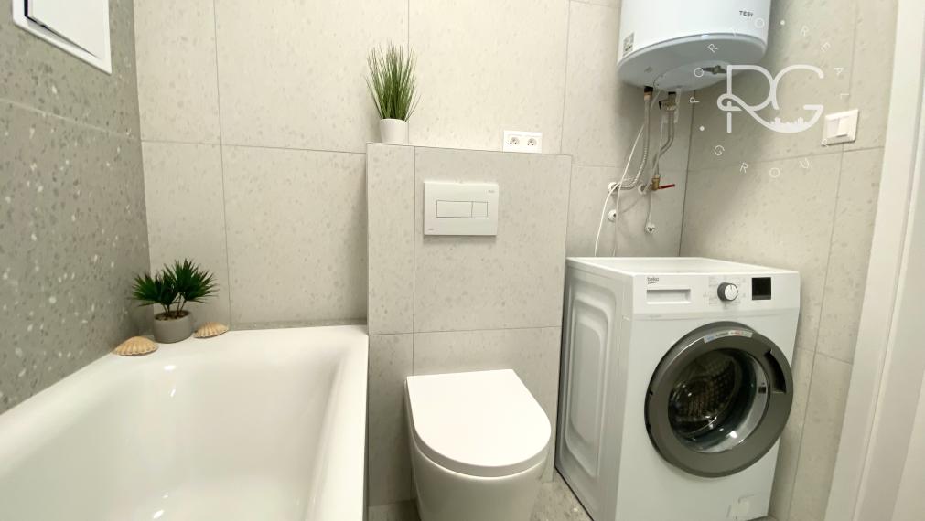 =PRENAJATÉ= Úplne nový zariadený moderný 1izb byt s loggiou, pivnicou a parkovaním v Miloslavove