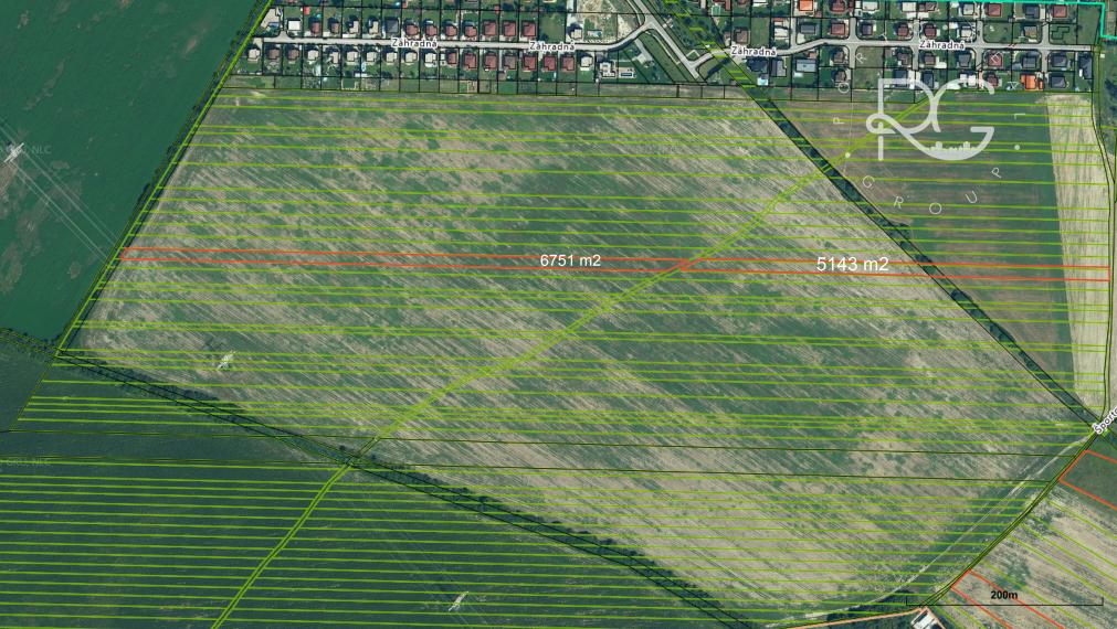 Pozemky v krásnom prostredí v Chorvátskom Grobe za priaznivú cenu vhodné aj investične-možné kúpiť aj jednotlivo