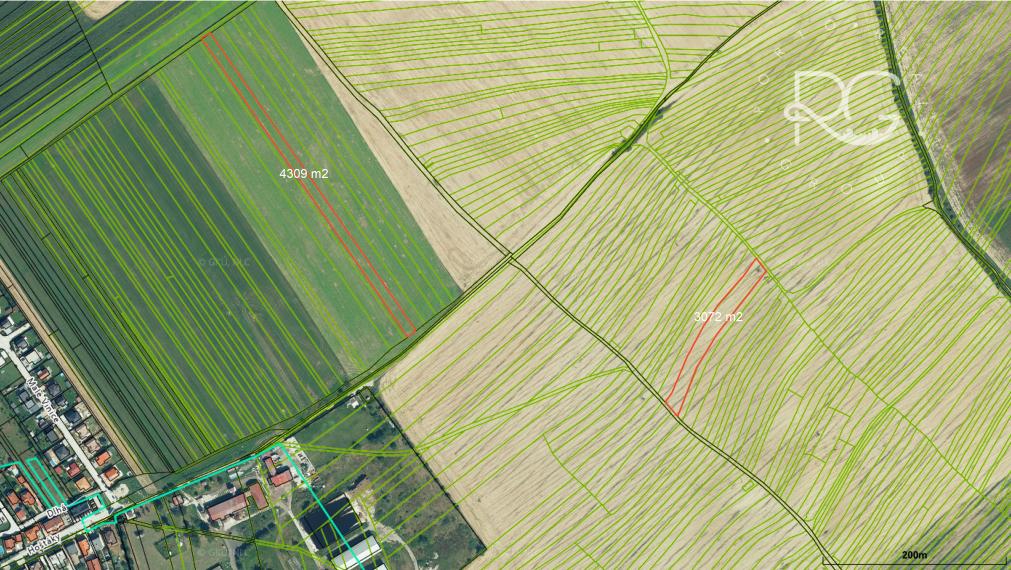 Pozemky v krásnom prostredí v Chorvátskom Grobe za priaznivú cenu vhodné aj investične-možné kúpiť aj jednotlivo