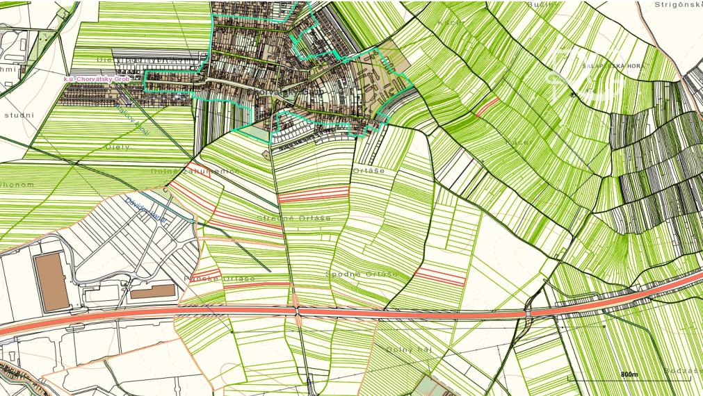 Pozemky v krásnom prostredí v Bernolákove za priaznivú cenu vhodné aj investične-možné kúpiť aj jednotlivo