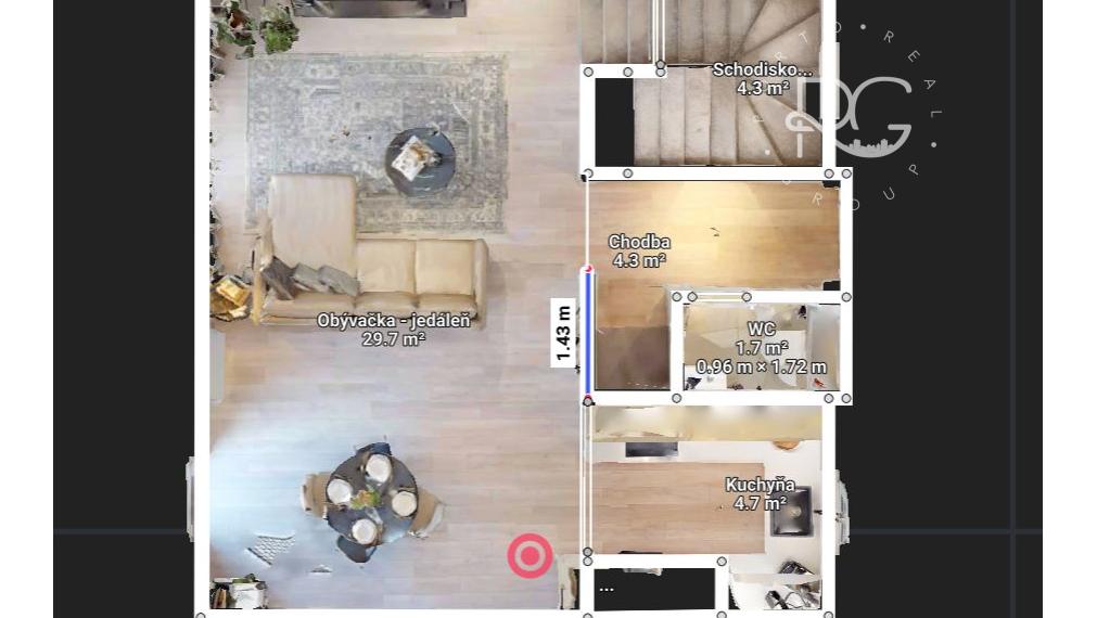 =PREDANÉ=Na predaj 3izbový mezonetový byt  so záhradou