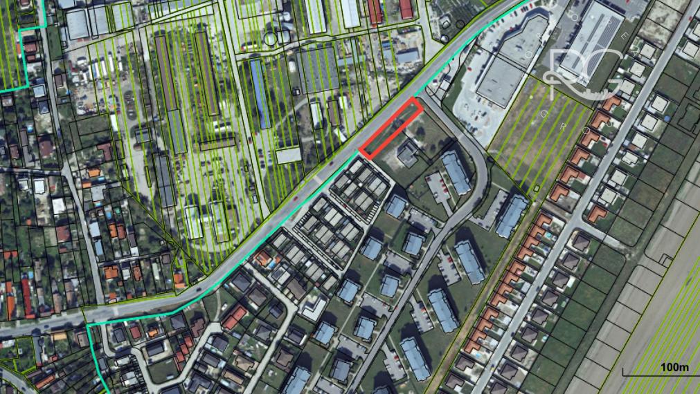 10 árový pozemok pri obchodnom centre v Moste pri BA