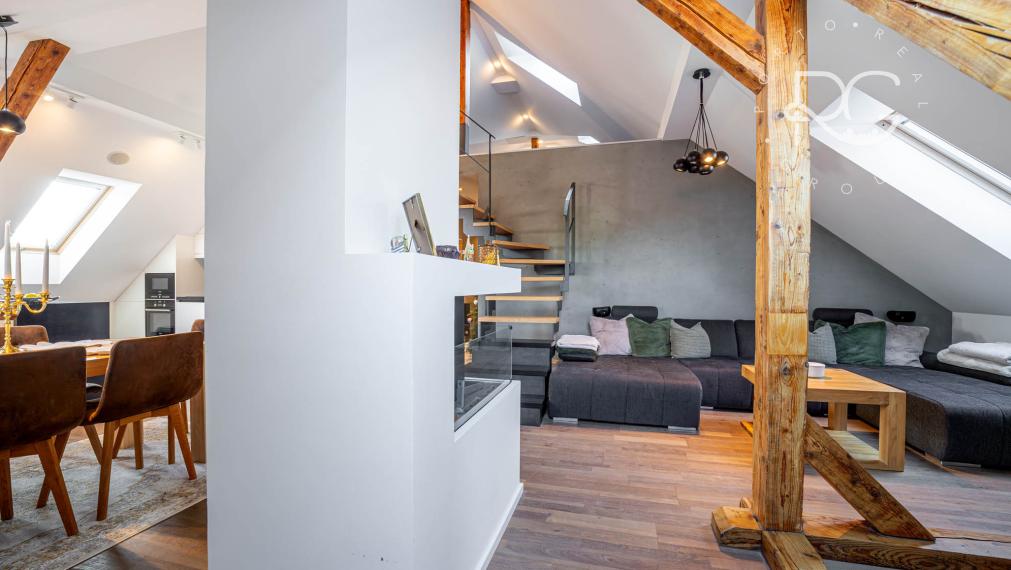 Prémiové komorné bývanie: luxusný 3-izbový byt loftového typu v Stupave