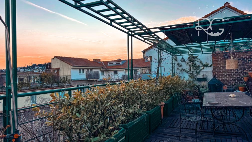 Charizmatický staromestský byt 216 m2 s 30 m2 terasou s krásnym výhľadom