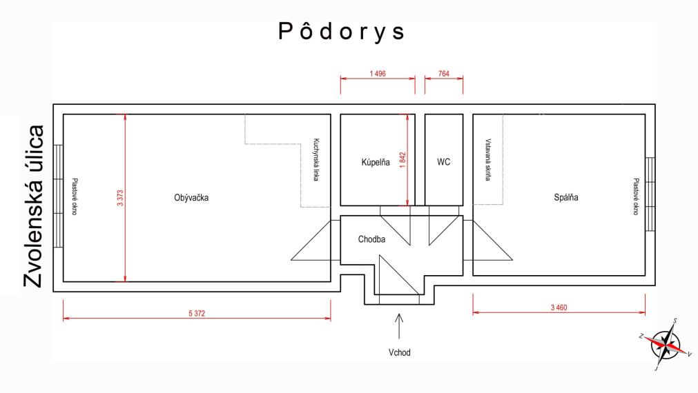2 izbový byt s PARKOVANÍM, ul. Zvolenská, Ružinov II - Mlynské nivy
