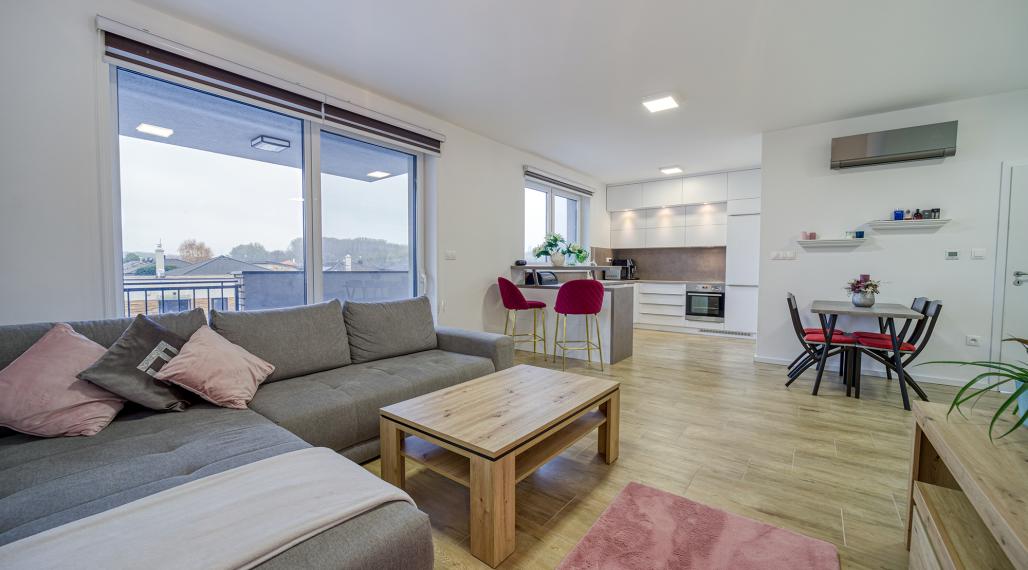 =PREDANÉ=Krásny 3izb byt so záhradou a 2 park.miestami v novostavbe 15 min.od BA