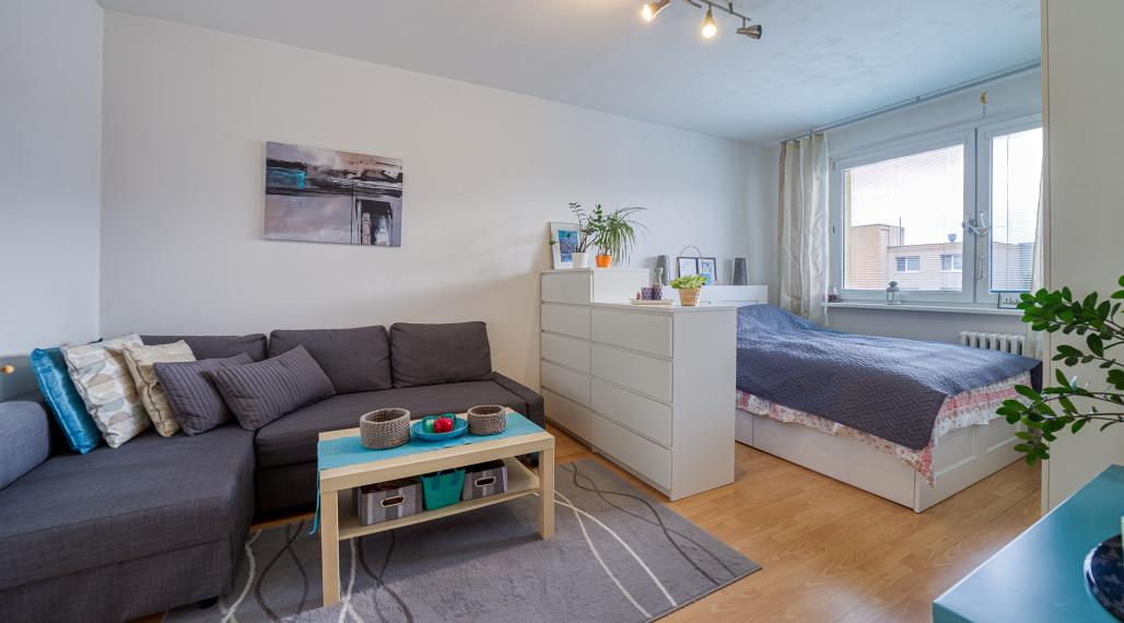 = PRENAJATÉ= Pekný 1-izbový zariadený byt na IPEĽSKEJ ulici – Bratislava II