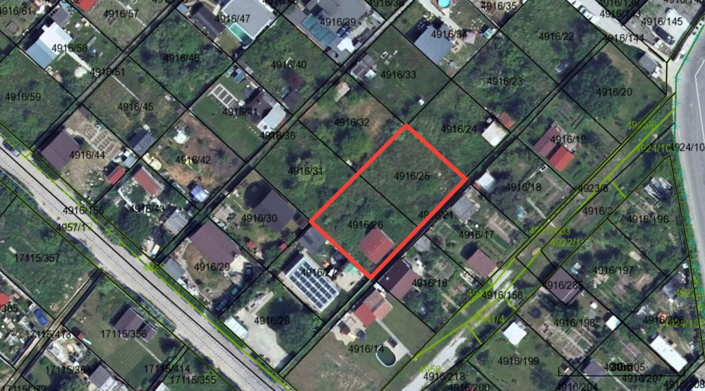 =PREDANÉ=Záhrada 626 m2 v peknej lokalite v Rači na Žabom Majeri za super cenu