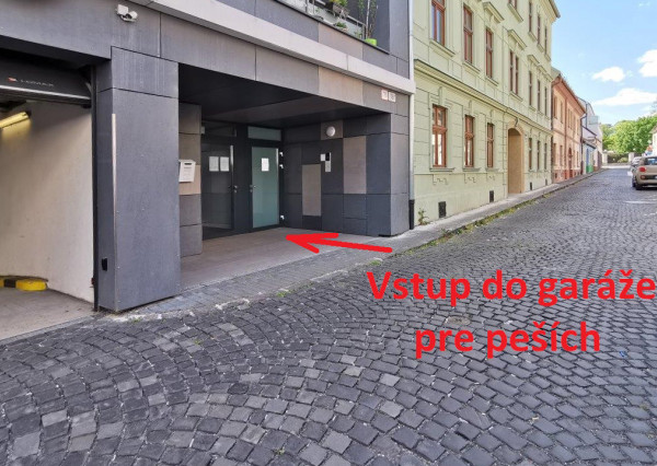 = PRENAJATÉ = Garážové státie Bratislava I - Staré mesto, ul. Jozefská