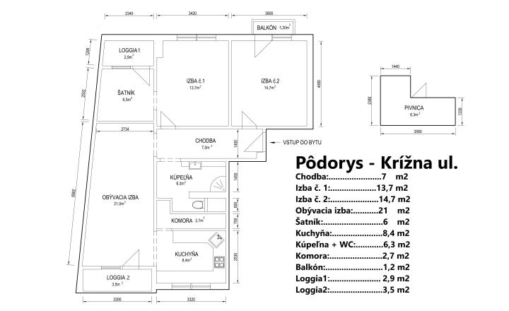 = PREDANÉ= Staromestské bývanie v 3,5-izbovom byte v Bratislave I – Krížna ulica - fotografia 34